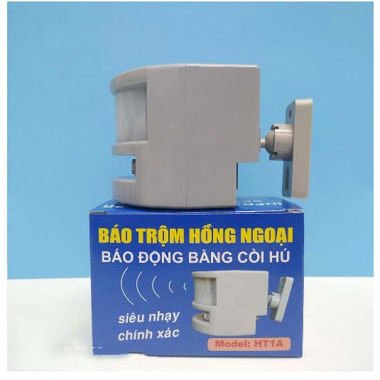 [CAM KẾT Chính Hãng] Báo trộm hồng ngoại HT1A - Báo động bằng còi hú HT1A Decom