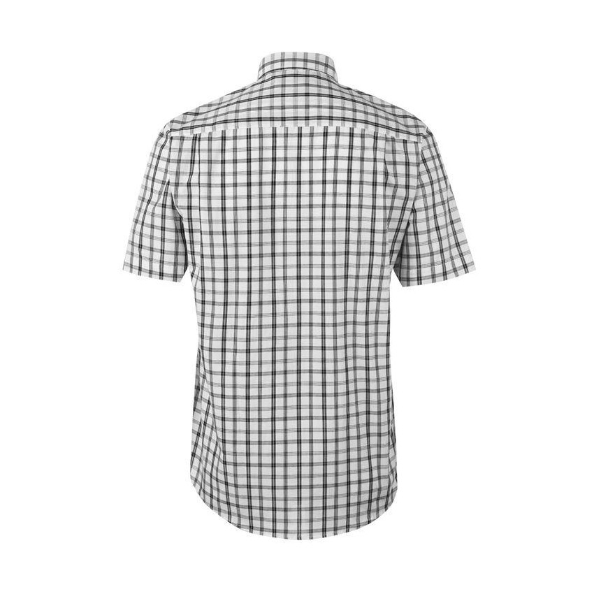 [ ORDER ] Áo Sơ Mi Nam Ngắn Tay Pierre Cardin White Blk Check | BigBuy360 - bigbuy360.vn