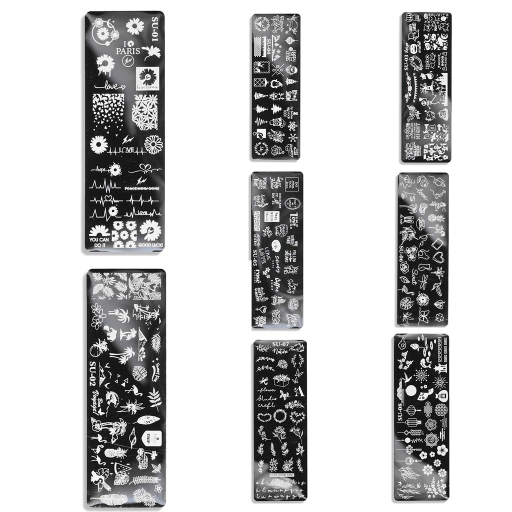 Tấm Dập Móng Bằng Thép Không Gỉ Nhiều Hình Dáng Dành Cho Nữ