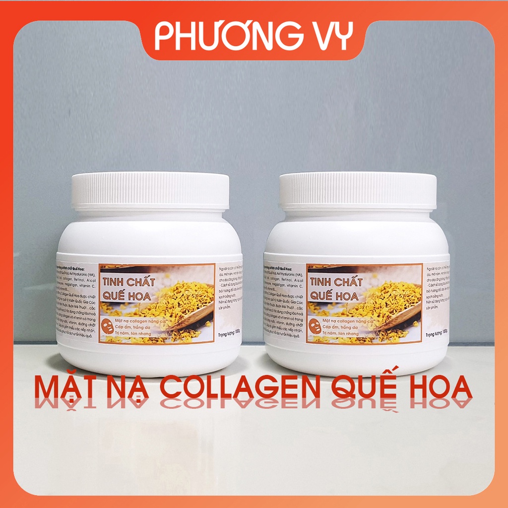 [CHÍNH HÃNG] Mặt nạ collagen nâng cơ Hoa Quế, mặt nạ đắp mặt Spa, cấp ẩm, dưỡng trắng sạch nám, Spa.