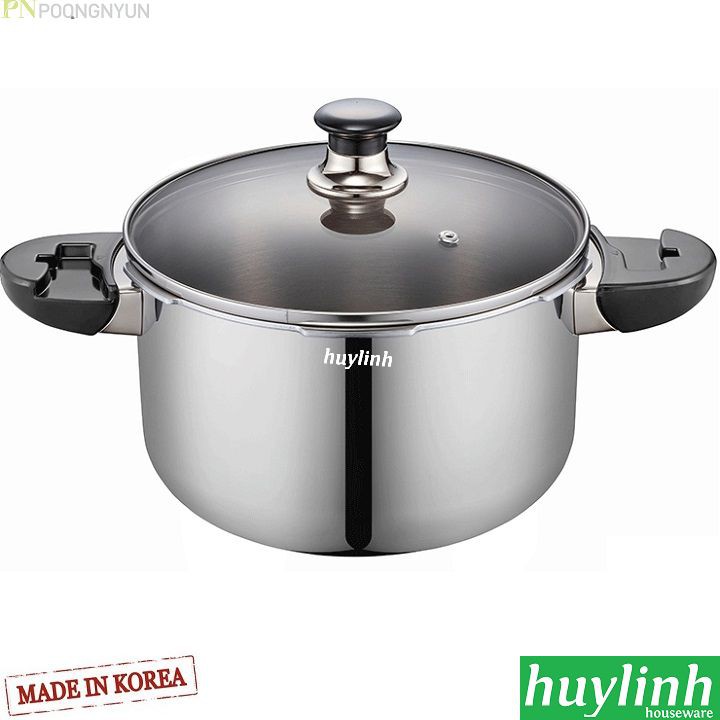 [Mã ELHAMS5 giảm 6% đơn 300K] Nồi áp suất Inox bếp từ PoongNyun TCPPC-08 - 4.5 lít - Made in Hàn Quốc