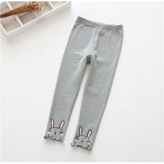 QUẦN LEGGING THỎ CUTE CHO BÉ GÁI - SIÊU PHẨM THU ĐÔNG 2020