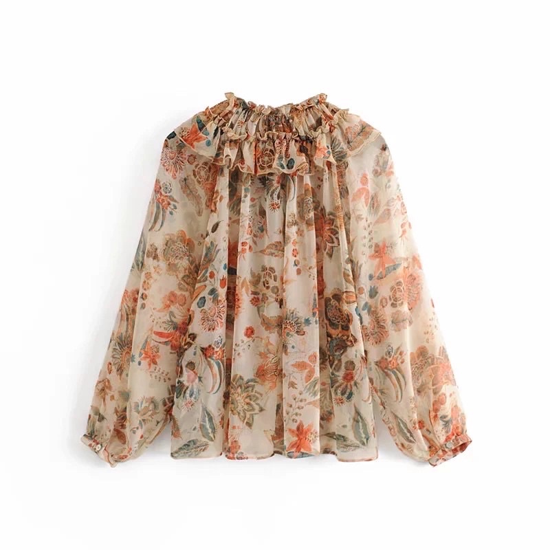 pass áo hoa Zara size S và XS tương đương M