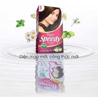 Thuốc nhuộm tóc bạc Bigen Speedy Conditioning Color (Số 5)