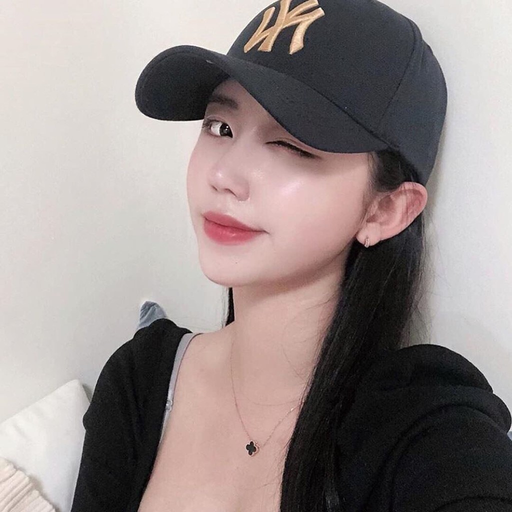 Mũ lưỡi trai NY đen VNXK full hộp cao cấp Free Size thêu logo chữ nổi 3D vàng, mã giảm 10k cho đơn 50k: 𝟵𝟵𝗙𝗔𝗦𝗛𝗜𝗢𝗡𝗦𝗔𝗟𝗘𝟭