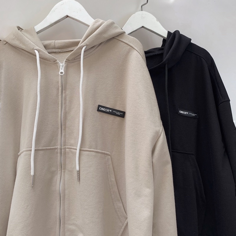Áo hoodie zip croptop nữ form rộng ( zip croptop), áo khoác nỉ nữ hoodie local brand CINDER unisex đẹp | BigBuy360 - bigbuy360.vn