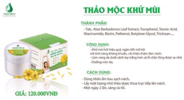 Thảo mộc khử mùi Ngân Bình