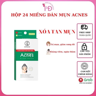 🎊Miếng dán mụn Acnes Clear Patch H24 miếng🎀 BON STORE