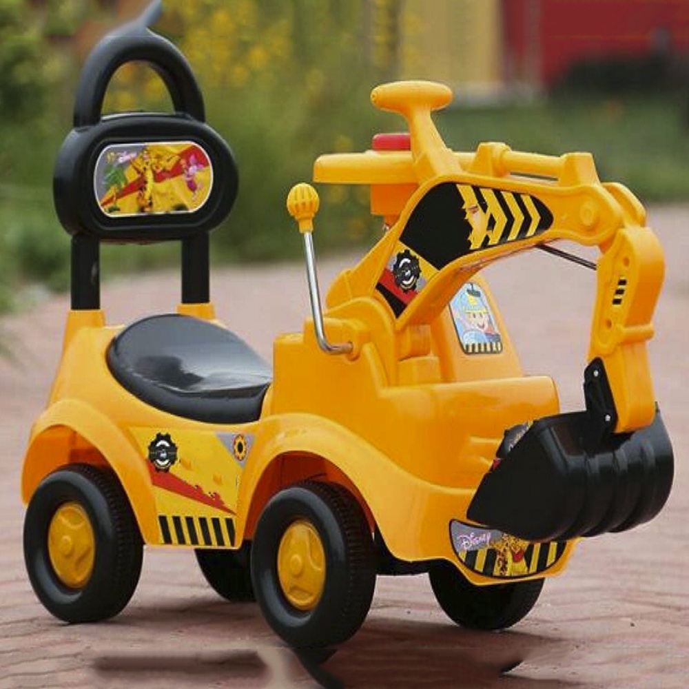XE CẨU MÁY XÚC CHÒI CHÂN CÓ NHẠC 2IN1 CHO BÉ YÊU SIÊU HOT