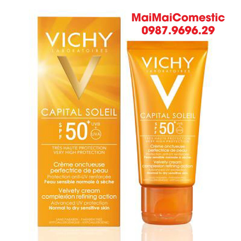 KEM CHỐNG NẮNG VICHY CAPITAL IDEAL SOLEIL SPF 50