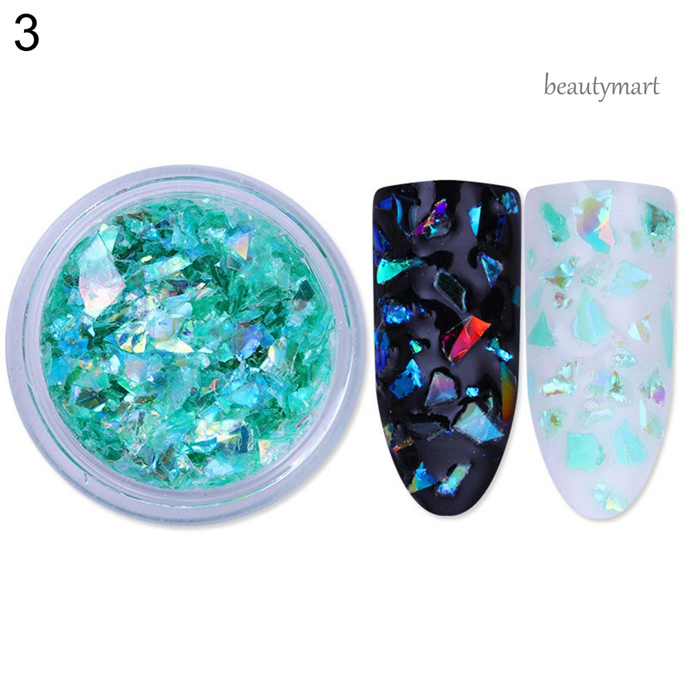 Bột Kim Tuyến Trang Trí Móng Tay Nghệ Thuật Diy