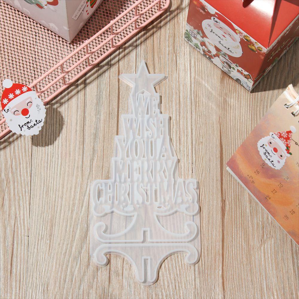 Khuôn Làm Cây Thông Giáng Sinh Epoxy DIY