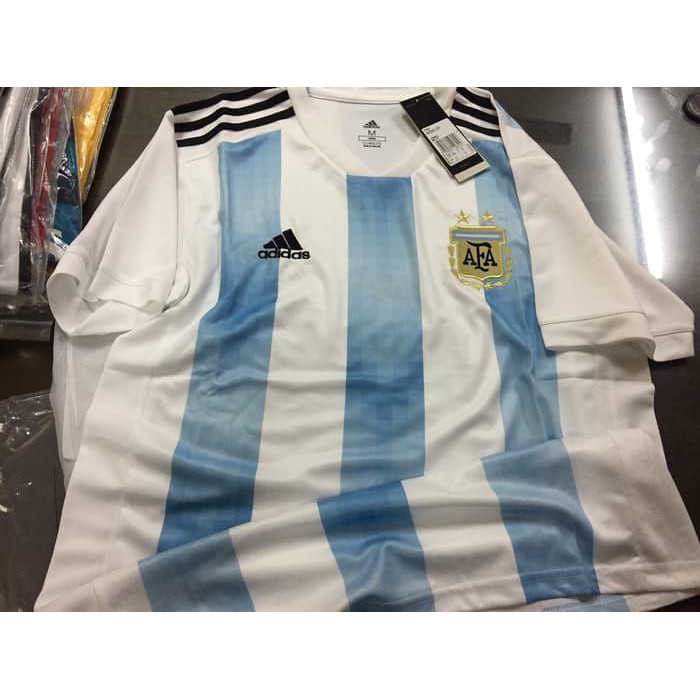 Áo Thun Đá Banh Đội Tuyển Argentina World Cup 2018