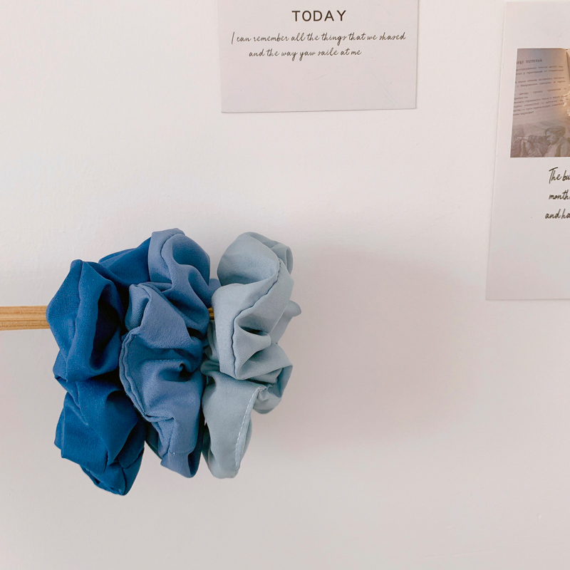 Dây cột tóc màu trơn thời trang Hàn Quốc cho nữ