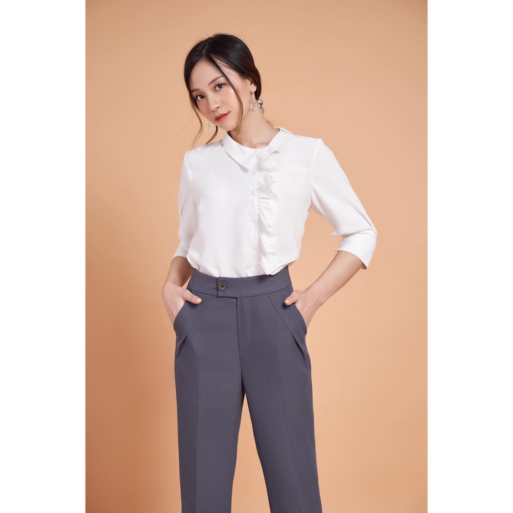 Quần Âu Nữ Cạp Cao, Ly Chéo - Quần Tây Thiết Kế | BigBuy360 - bigbuy360.vn