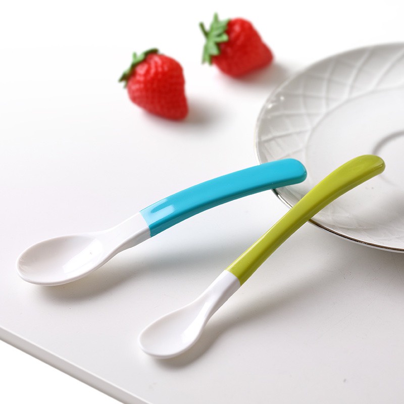 [Mẹ&amp;Bé] SET 2 THÌA ĂN DẶM CHO BÉ SƠ SINH VS TRẺ NHỎ.