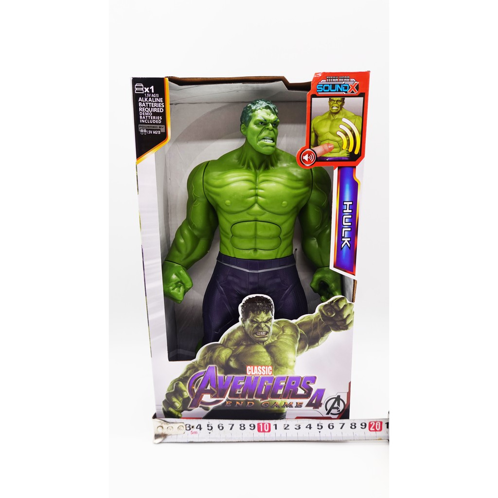 Siêu Anh Hùng Khổng Lồ Xanh Hulk 8818 Có Khớp Tay Chân Đèn Và Nhạc
