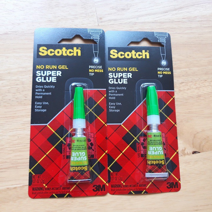 Combo 2 Keo Dán Giày, Gỗ, Nhựa Siêu Dính Scotch® AD113 - 2g Supper Glue Scotch 3M – Hàng Chính Hãng - HIBUCENTER