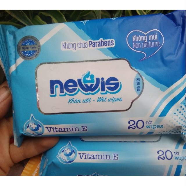 KHĂN ƯỚT NEWIS 20 TỜ