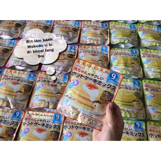  Bột làm bánh Pancake Wakodo cho bé 9+ (Date mới 2021)