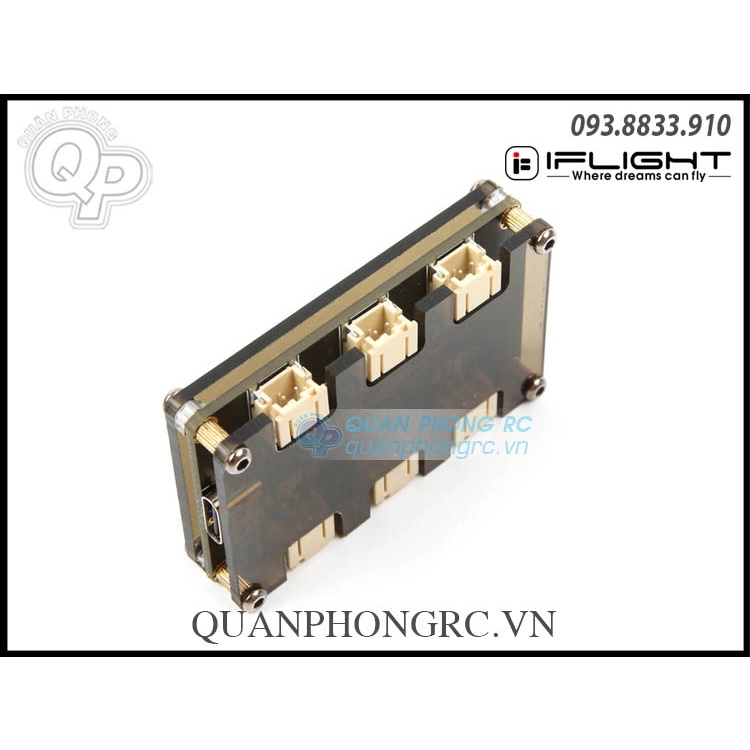 Vỉ Sạc iFlight 1S 6 Ports PH2.0 LiHV Battery Charging Board Type C Input