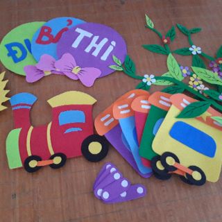 Bộ đoàn tàu  rời dài 2m