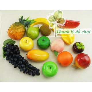 Hoa quả nhựa, trái cây nhựa giống thật 99% - Dạy trẻ về thế giới xung quanh