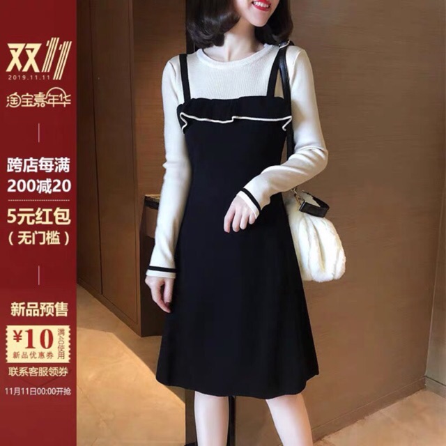 FREESHIP 50k_Set yếm nỉ lông mix áo tiểu thư