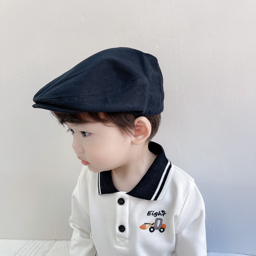 Nón Beret Thời Trang Xuân Thu Cho Bé Trai