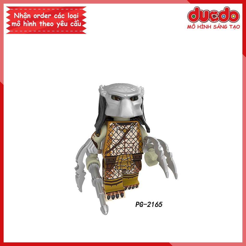 Minifigures quái vật vô hình Predator và Aliens - Đồ Chơi Lắp Ghép Xếp Hình Mô hình Mini POGO PG 8254