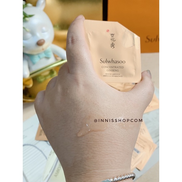 Sample Tinh chất nhân sâm cô đặc giải cứu làn da Sulwhasoo Concentrated Ginseng Renewing Ampoule