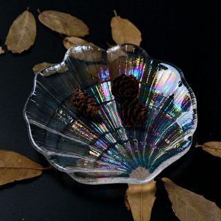 Đĩa Sò Cầu Vồng 🌈🌈✨ [ Thủy Tinh ]