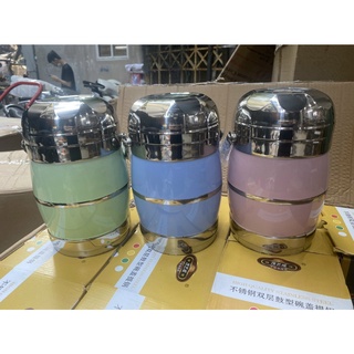 Cặp lồng phình nắp bát 3 ngăn inox 304
