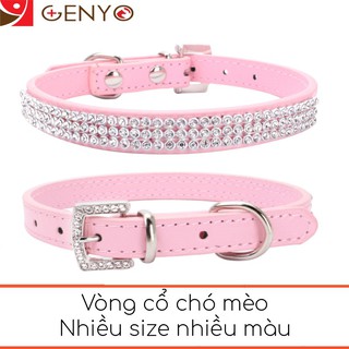 Dây đeo cổ thú cưng đính hạt vòng cổ cho chó mèo - Vòng cổ 022 Navi store