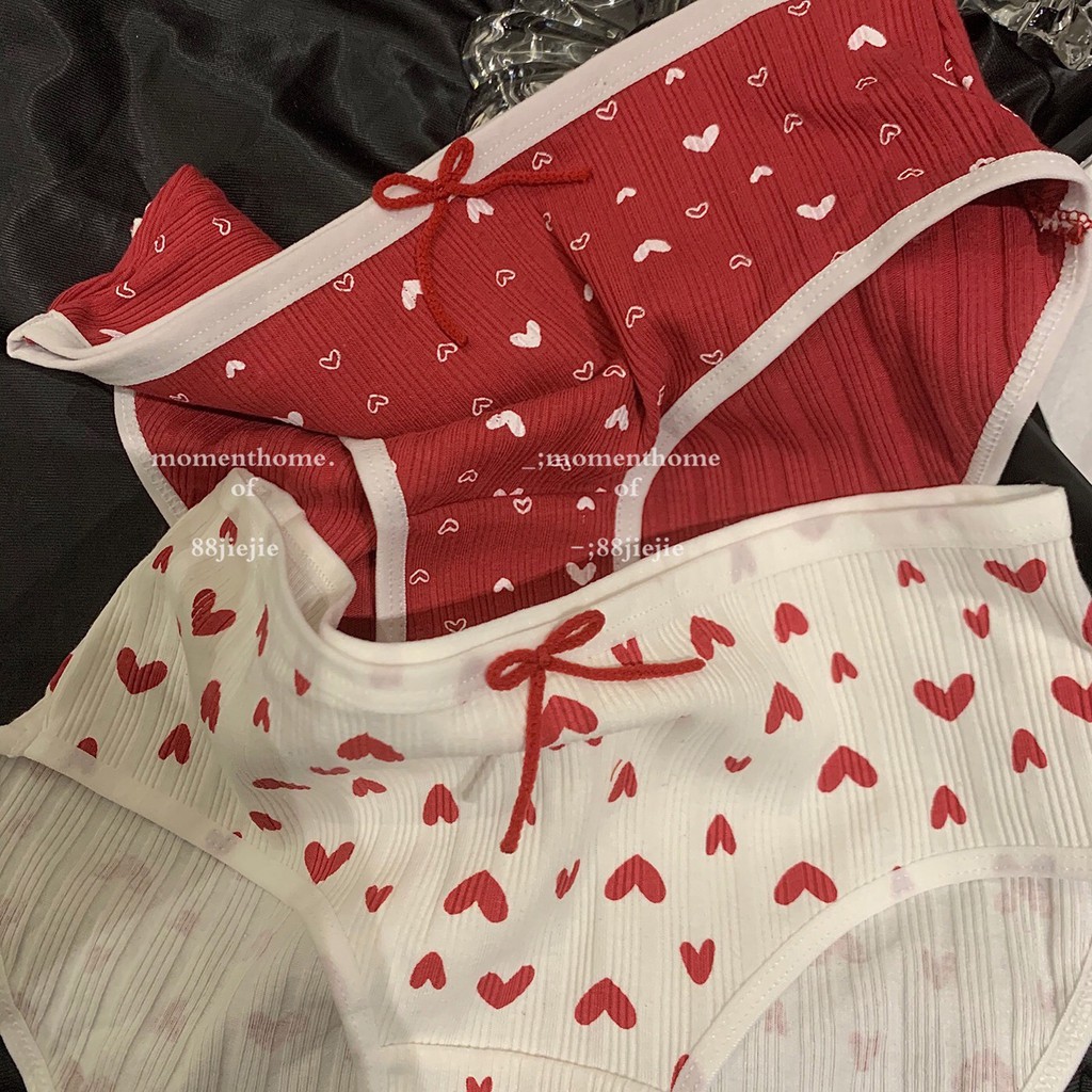 Quần lót cotton gân Take me to your heart B1-10
