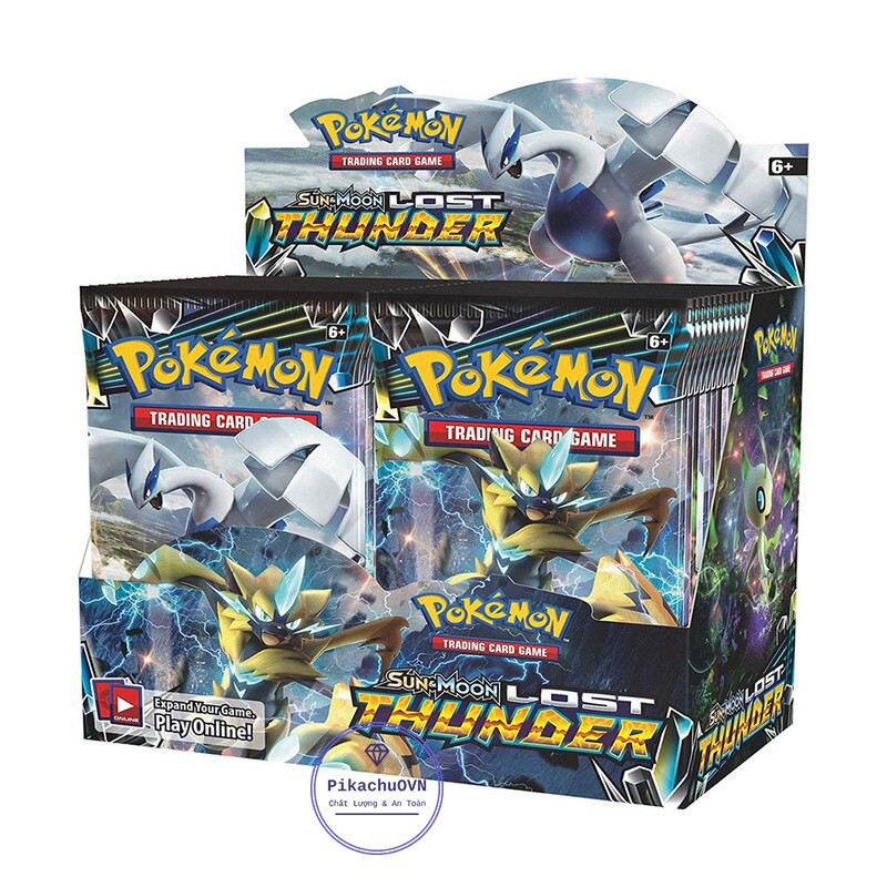 Bộ Thẻ Bài Pokemon TCG 324 Card Game Sun&Moon Lost Thunder Sưu Tập Đẹp Đọc Đáo