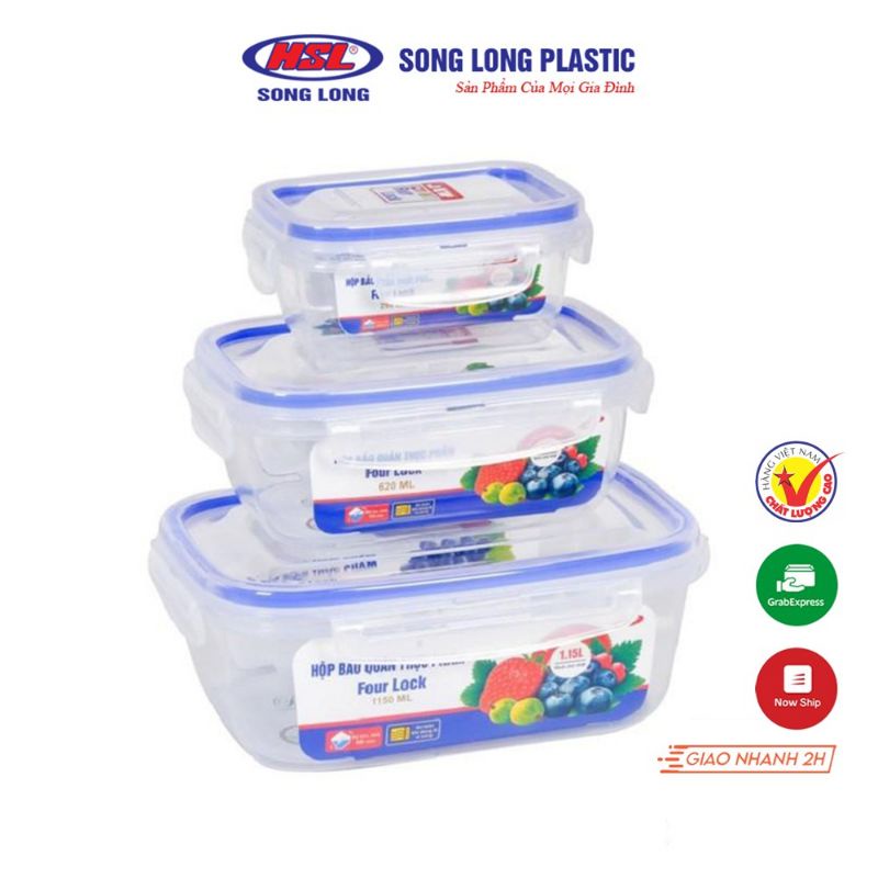 Bộ 3 hộp đựng thực phẩm