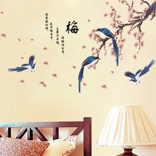 [HÀNG HOT] Tranh dán tết mã CÀNH ĐÀO XUÂN 06 - Decal dán tường trang trí tết CÀNH ĐÀO 06