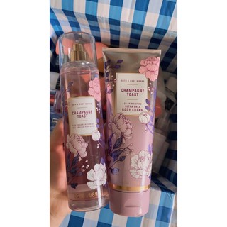 Xịt Thơm Champagne Toast - Body Mist Bath&Body Works