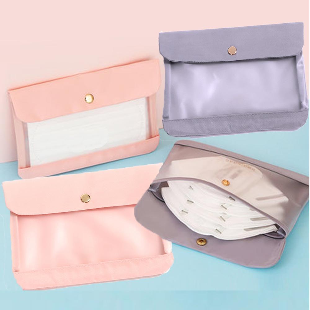 Túi Đựng Khẩu Trang Trong Suốt Chống Thấm Nước Giặt Được Tiện Dụng Ốp