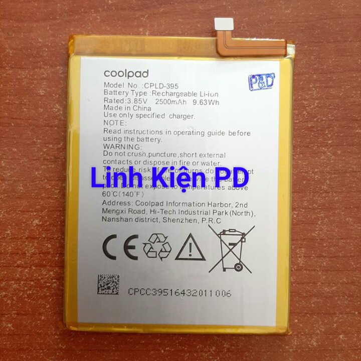 Pin Coolpad Sky 3 E502