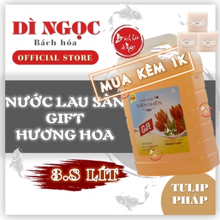 NƯỚC LAU SÀN GIFT HƯƠNG HOA TULIP PHÁP 3.8KG Tẩy sạch - Sáng bóng - Thơm mát