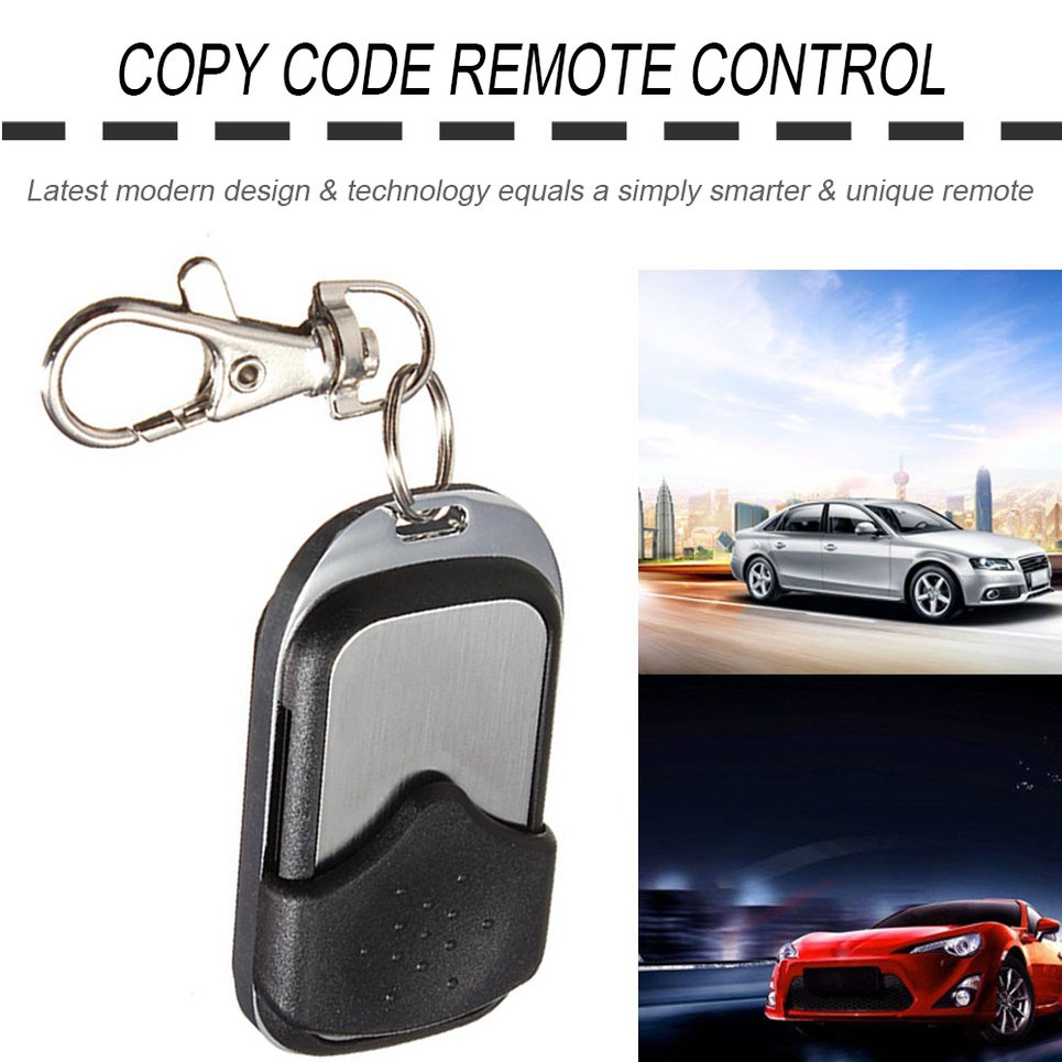 Universal Cloning Key Fob Remote Control RF for Garage Door Gate Car Copy Code