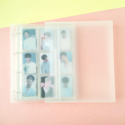 BINDER CÒNG CHỮ D - Bìa nhựa cứng đựng card, postcard,...
