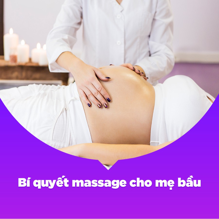 Bí quyết massage cho mẹ bầu