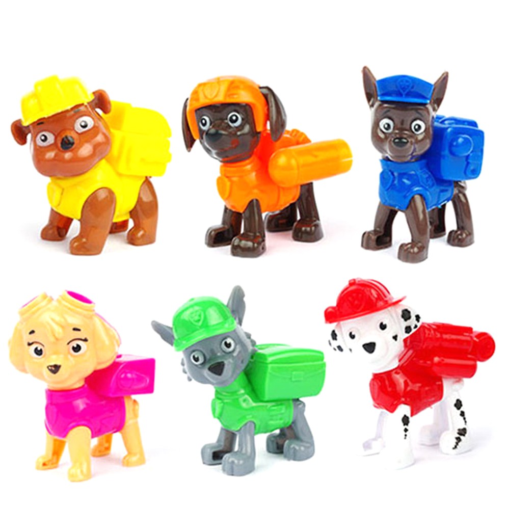 Bộ 8 nhân vật biệt đội chó cứu hộ Paw Patrol nhựa PVC - Mô hình Anime chó cứu hộ làm đồ chơi cho bé kamen rider New4all