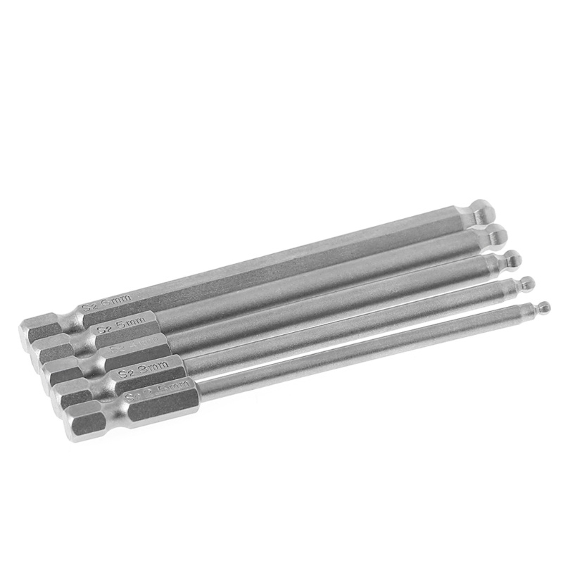 Bộ 5 Mũi Khoan Chuôi Lục Giác 1 / 4 &quot;100mm