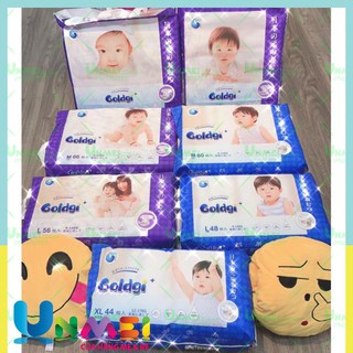Tã/Bỉm Goldgi - Golgi+ nội địa NHẬT BẢN cao cấp Chính hãng- dán/quần size Nb92/S84/M66/M60/L56/L48/XL46/XL44/XXL34