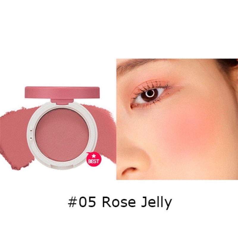 má hồng dạng jelly Holika Jelly Dough Blusher