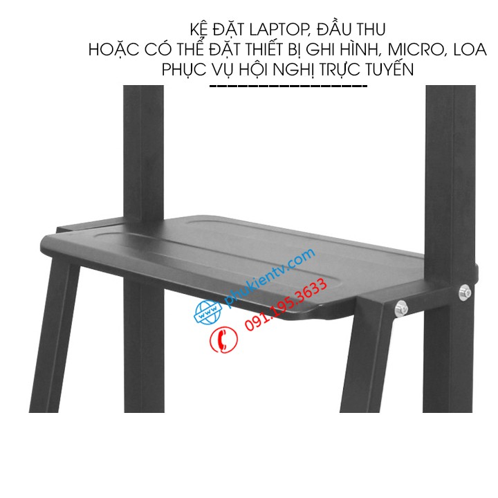 Giá Treo Tivi Di Động ErgoTek E1900 32 - 70 Inch Cột Treo Tivi Có Bánh Xe Chuyên Dụng